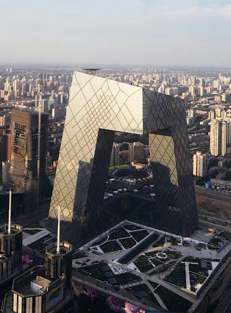 Телевизионная станция CCTV и штаб-квартира, Пекин, Китай. 2002-по настоящее время. Iwan Baan