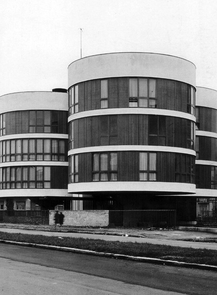 Casa a tre cilindri, Via Gavirate 27, Milano 1959