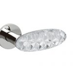 Итальянская ручка Olivari Crystal diamond отделка C6